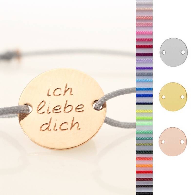 Gravurarmband Armband Freundschaftsarmband Name Armkette Gravur Personalisiert Individualisierbar Nylon Geschenk Freundin Frau Valentinstag von myvenajwls