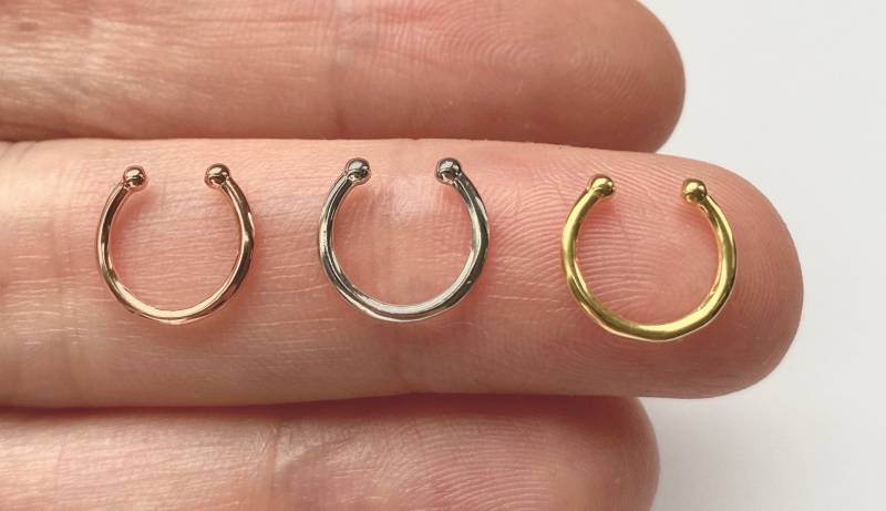 Mini Ear Cuff 925 Sterling Silber Ohrklemme Mimimalistisch Creole Zart 10mm Schlicht von myvenajwls