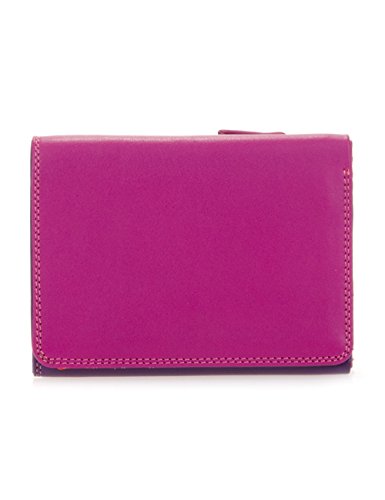 mywalit - Leder Damen Geldbörse - medium Tri-fold Wallet - 106-75 Sangria Multi von mywalit