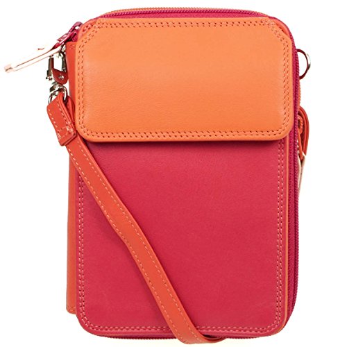 mywalit Double Zip Mega Purse Geldbörse Leder 14 cm von mywalit