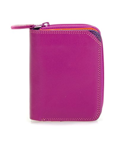 mywalit - Leder Damen Geldbörse - Small Wallet w/Zip Around Purse- 226-75 - Sangria Multi von mywalit