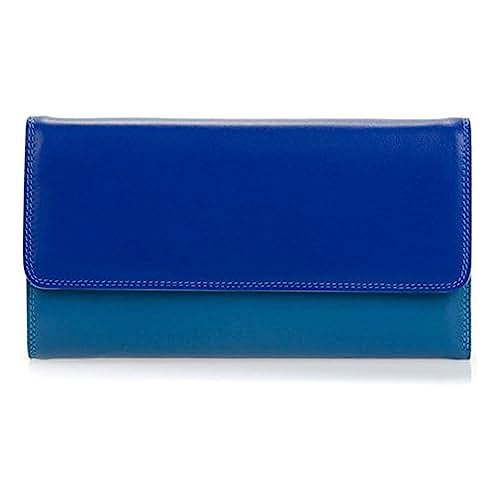 mywalit - Leder Damen Geldbörse - Tri-fold w/Outer Zip Purse - 269-92 - Seascape von mywalit