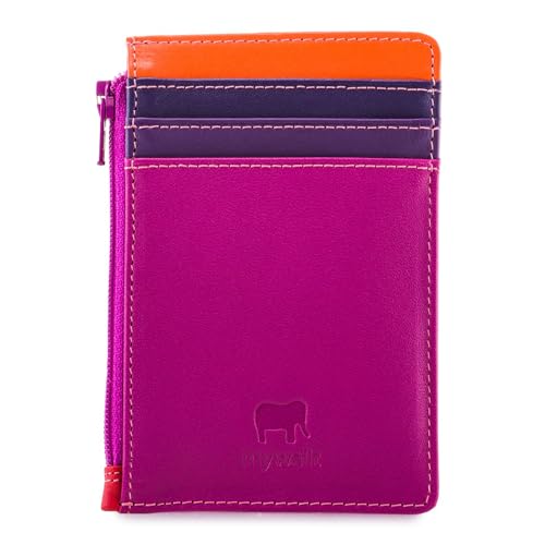 mywalit Unisex Credit Card Holder w/Coin Purse Accessory-Travel Wallet, Sangria Multi von mywalit