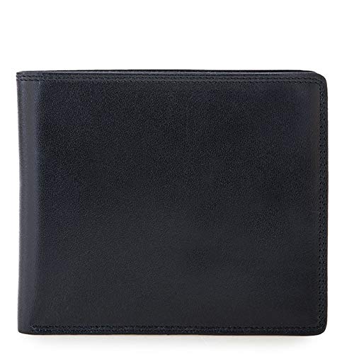 mywalit Unisex Große Men's Wallet mit Britelite Reisezubehör-Brieftasche, Schwarz-Blau von mywalit