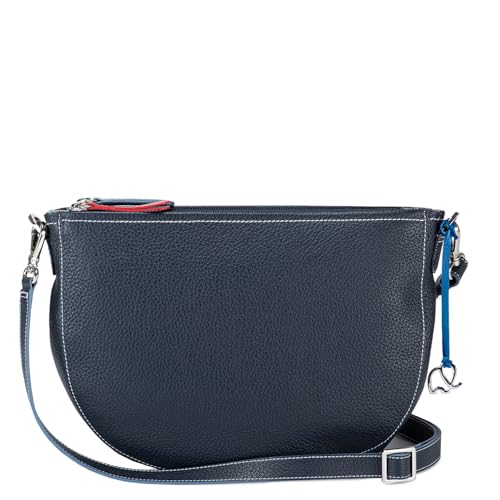 mywalit Unisex Half Moon Shoulder Bag Handtasche, blau von mywalit