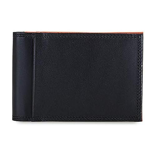 mywalit Unisex Klappbarer Cc Ständer für Herren Reisezubehör-Brieftasche, Schwarz-Orange von mywalit