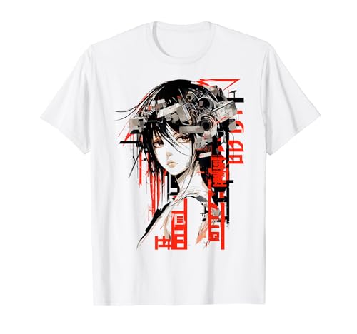 Anime Frauen Abstrakte Kunst Menschliche Zeichnung Grafik Anime T-Shirt Anime Frauen Abstrakte Kunst Menschliche Zeichnung Grafik Anime T-Shirt von @n!mY