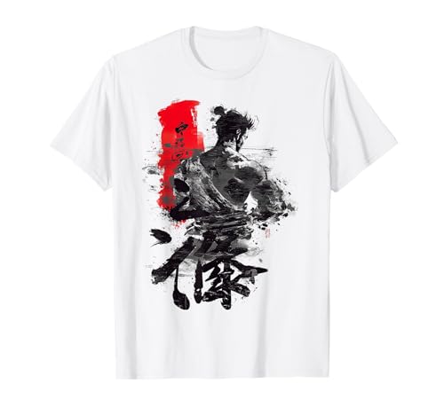 Männer Kunst Menschlicher Text Abstrakte Zeichnung Grafik Anime T-Shirt von @n!mY