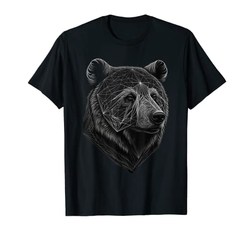 Bär Wildtiere Kunst Tier Druck Tiermotiv Bär T-Shirt von @n!mal