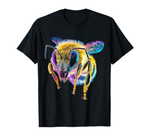 Biene bunt abstrakter Druck Kunst Tierliebhaber Motiv Biene T-Shirt Biene bunt abstrakter Druck Kunst Tierliebhaber Motiv Biene T-Shirt von @n!mal