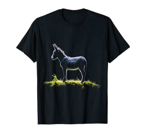 Esel Silhouette Portrait Kunst Tier Druck Motiv Esel T-Shirt Esel Silhouette Portrait Kunst Tier Druck Motiv Esel T-Shirt von @n!mal