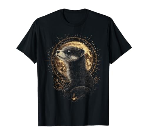 Frettchen Mandala Portrait Kunst Tierliebhaber Druck Motiv Frettchen T-Shirt Frettchen Mandala Portrait Kunst Tierliebhaber Druck Motiv Frettchen T-Shirt von @n!mal