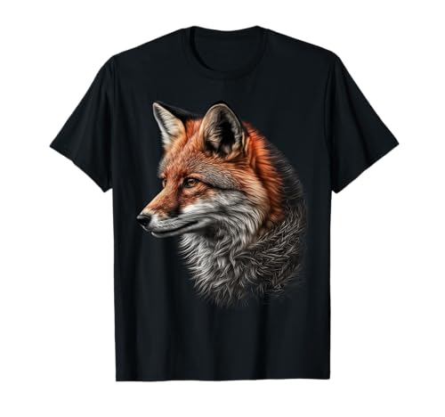 Fuchs Kunst Tierliebhaber Motiv Tier Druck Fuchs T-Shirt Fuchs Kunst Tierliebhaber Motiv Tier Druck Fuchs T-Shirt von @n!mal