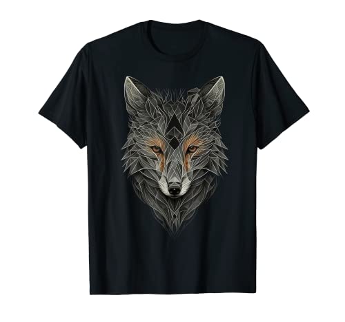 Fuchs Kunst Tierliebhaber Motiv Tier Druck Fuchs T-Shirt von @n!mal