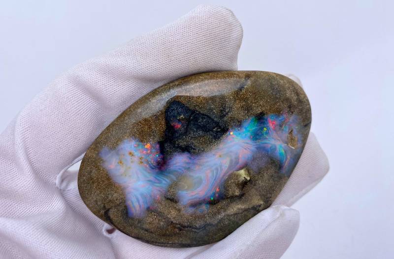 347Ct Unique Boulder Opal - The Dragon Eine Absolute Seltenheit von nAturaIArT