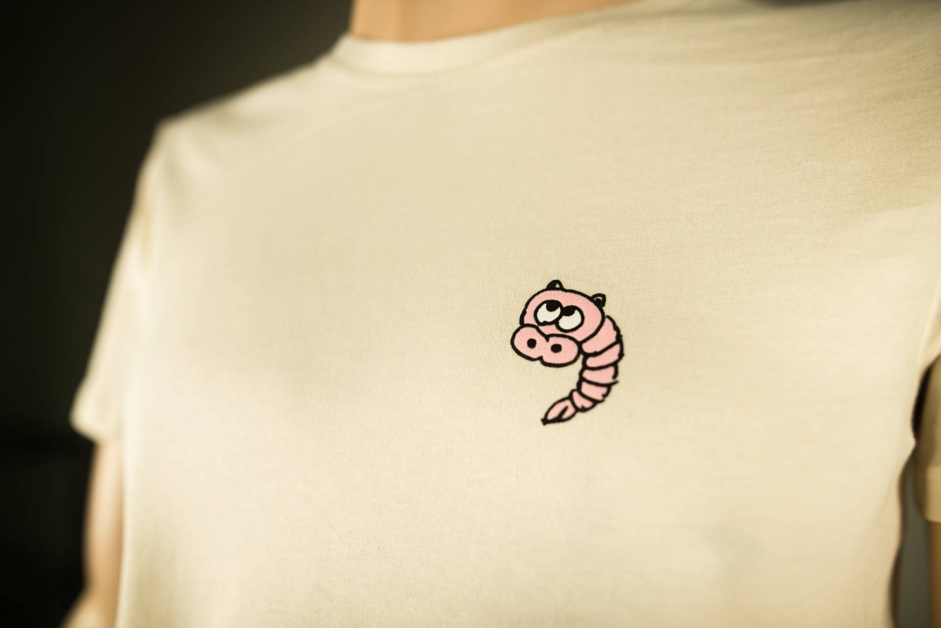 T-Shirt Für Männer Mit Schweineshrimp, Schwein Lustiges Motiv Bio Shirt, Fair Flauschiges Aus Flock Shirtfarbe Natur + Weitere Farben von naaknaak