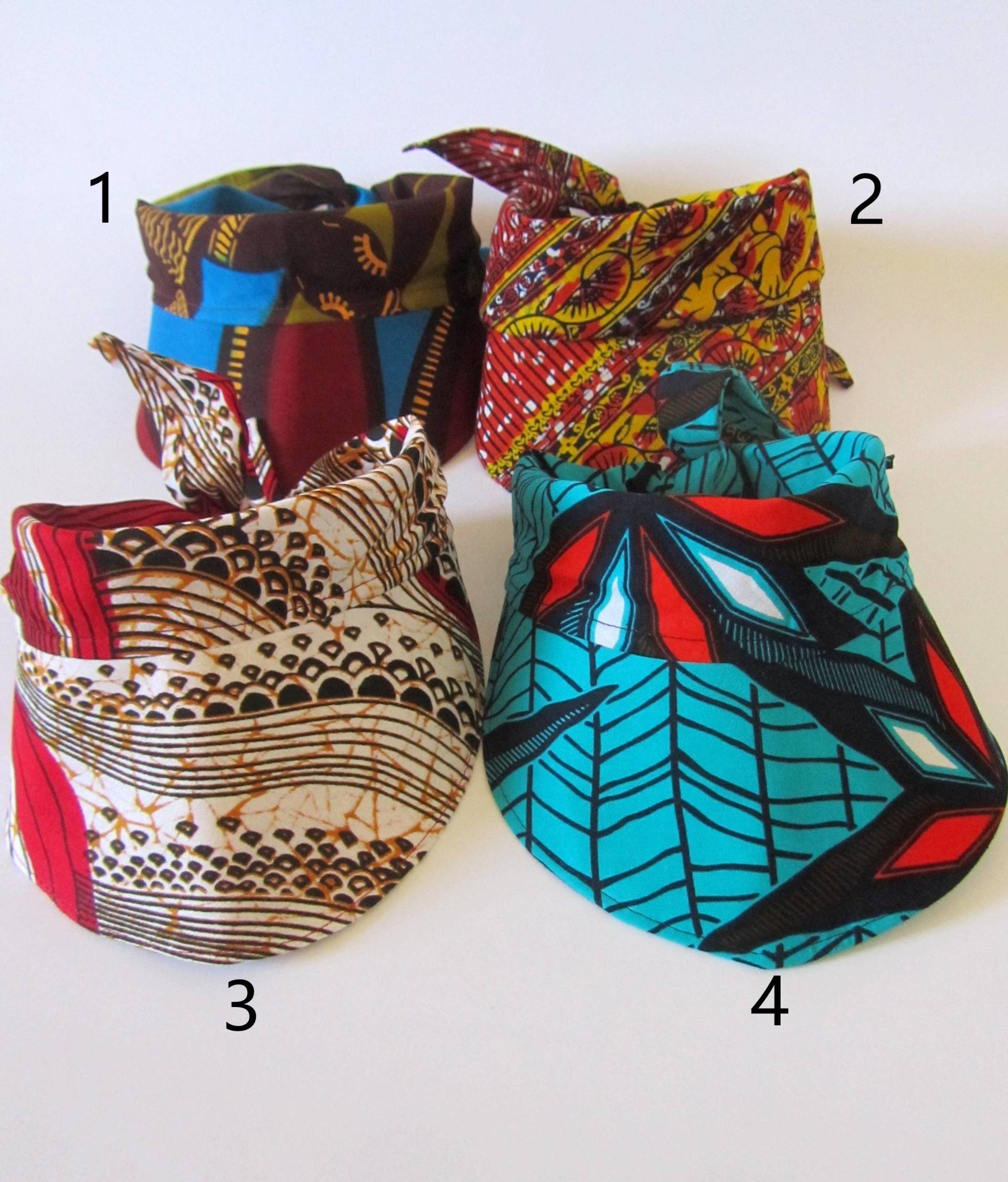 Cappello Visiera Estiva - Visiera Einzelspiaggia Tessuto- Sciarpa Testa in Africano Cappello Visiera Estiva - Visiera Einzelspiaggia Tessuto- Sciarpa Testa in Africano von nad205