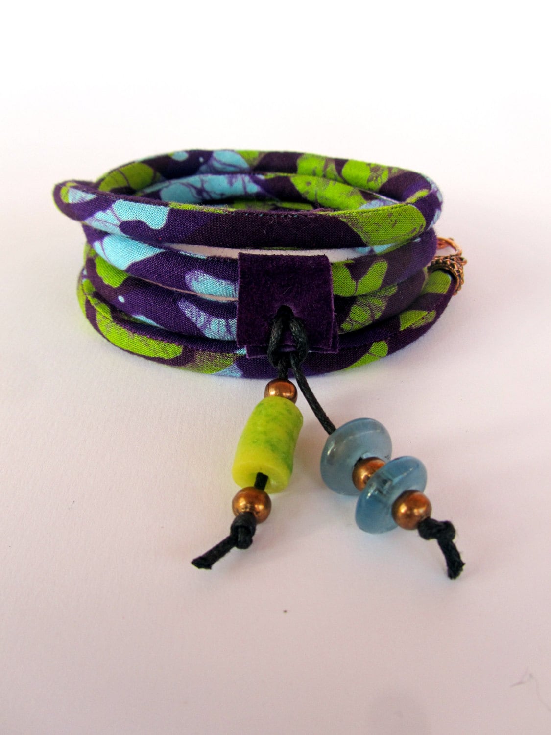 Hippiearmband/Batik Schmuck Grün Und Blau Armband Hippiearmband/Batik Schmuck Grün Und Blau Armband von nad205