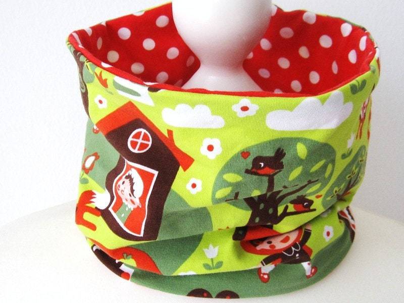 Schlupfschal Rotkäppchen Rot von nadelspinnereiwerk