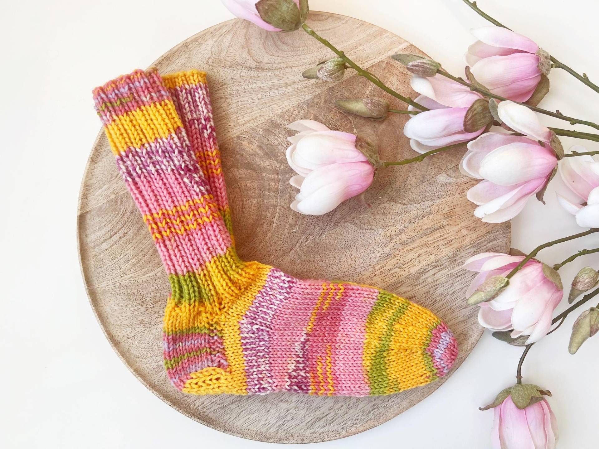 Socken 8-Fach "Arte' Für Kinder Erwachsene Handgestrickt Größe Wählbar von nadelspinnereiwerk