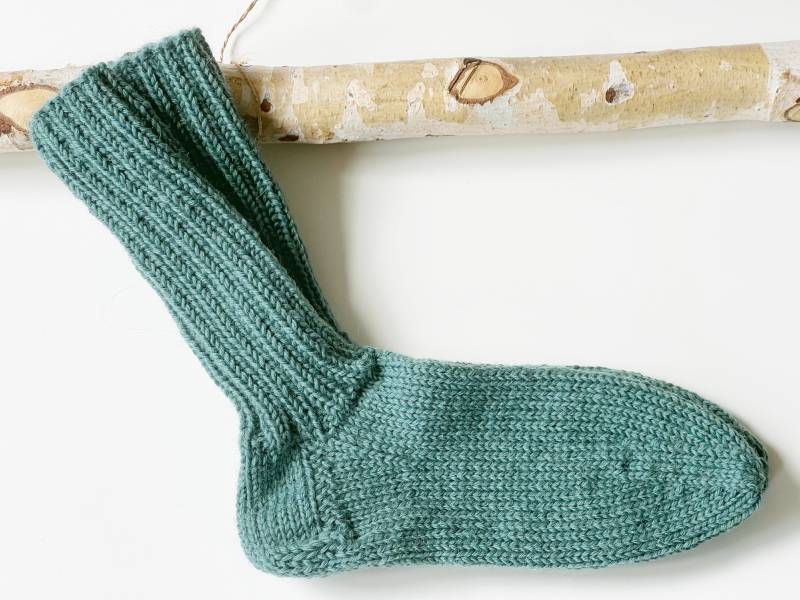 Socken 8-Fach "Kieferngrün' Größe Wählbar von nadelspinnereiwerk