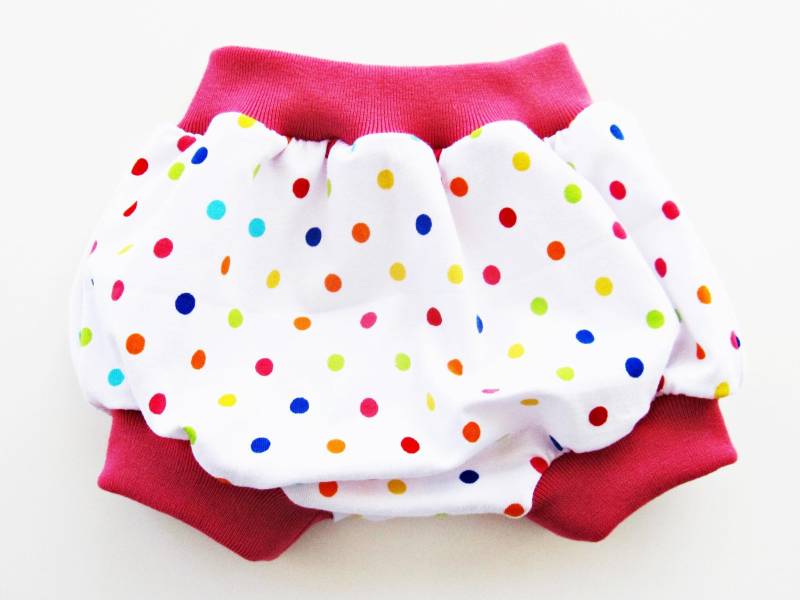 Windelhose Punkte 6-12 Monate Bunt von nadelspinnereiwerk