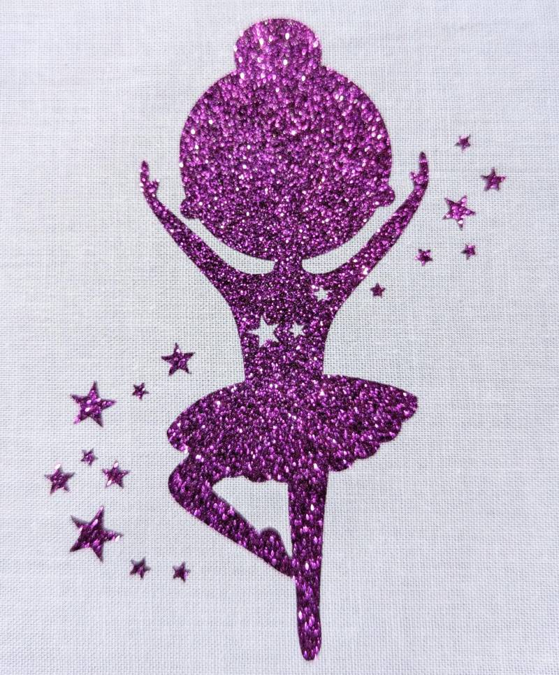 Bügelbild/Aufbügler - Ballerina, Verschiedene Farben, Glitzer Bügelbild/Aufbügler - Ballerina, Verschiedene Farben, Glitzer von nadelunikat