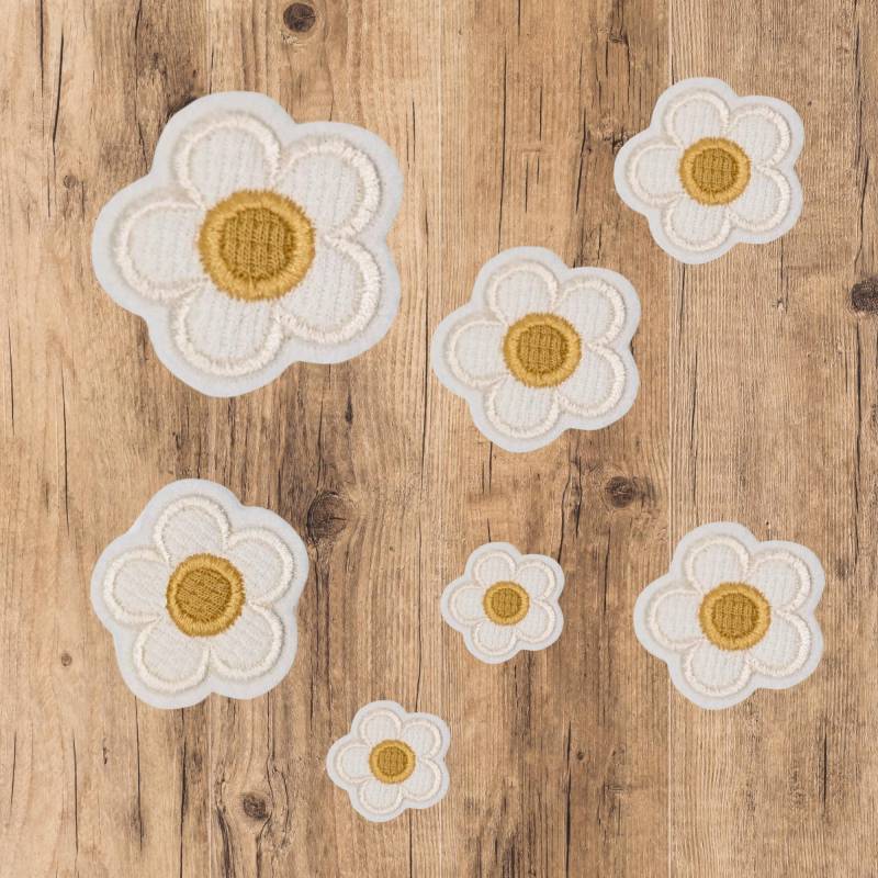 Patch/Applikation/Aufnäher/Bügelbild - Gänseblümchen, Blümchen Patch/Applikation/Aufnäher/Bügelbild - Gänseblümchen, Blümchen von nadelunikat