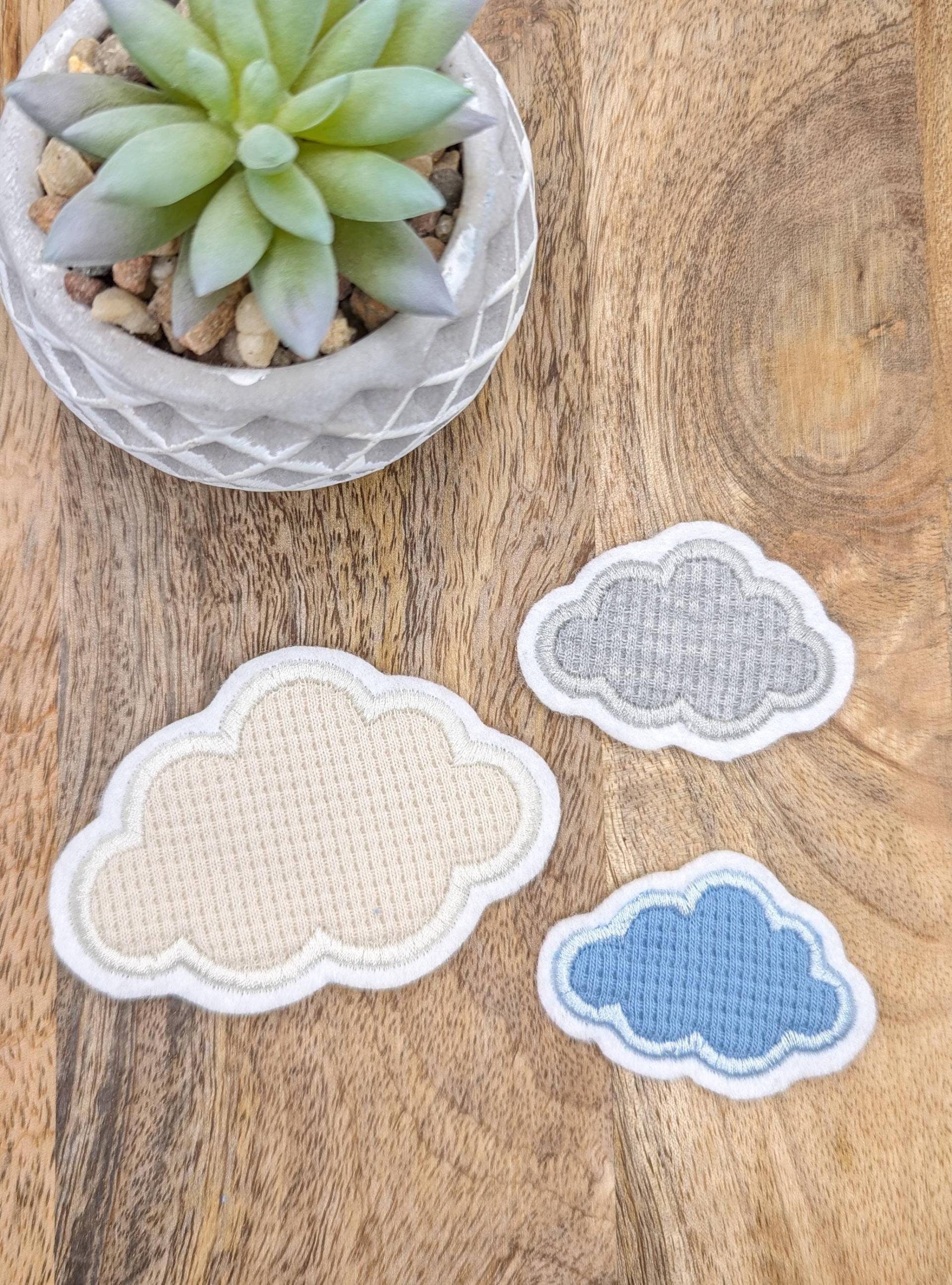 Patch/Applikation/Aufnäher/Bügelbild - Wolke, Wölkchen, Himmel von nadelunikat