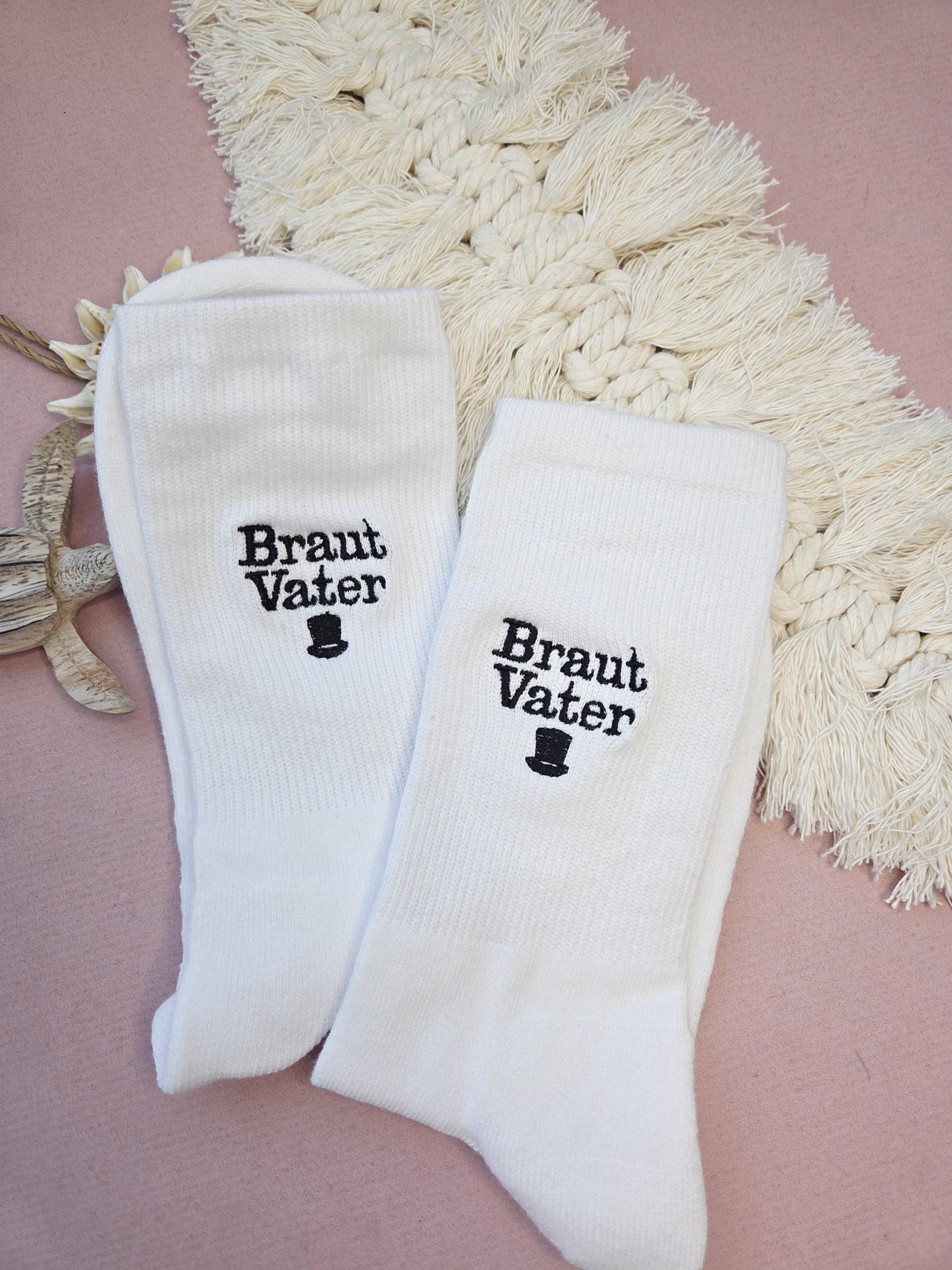 Bestickte Sportsocken, Sportsocken Brautvater, Personalisierte Schwiegereltern Geschenkidee, Tennissocken, Brauteltern Geschenk von nadinebrandingdesign