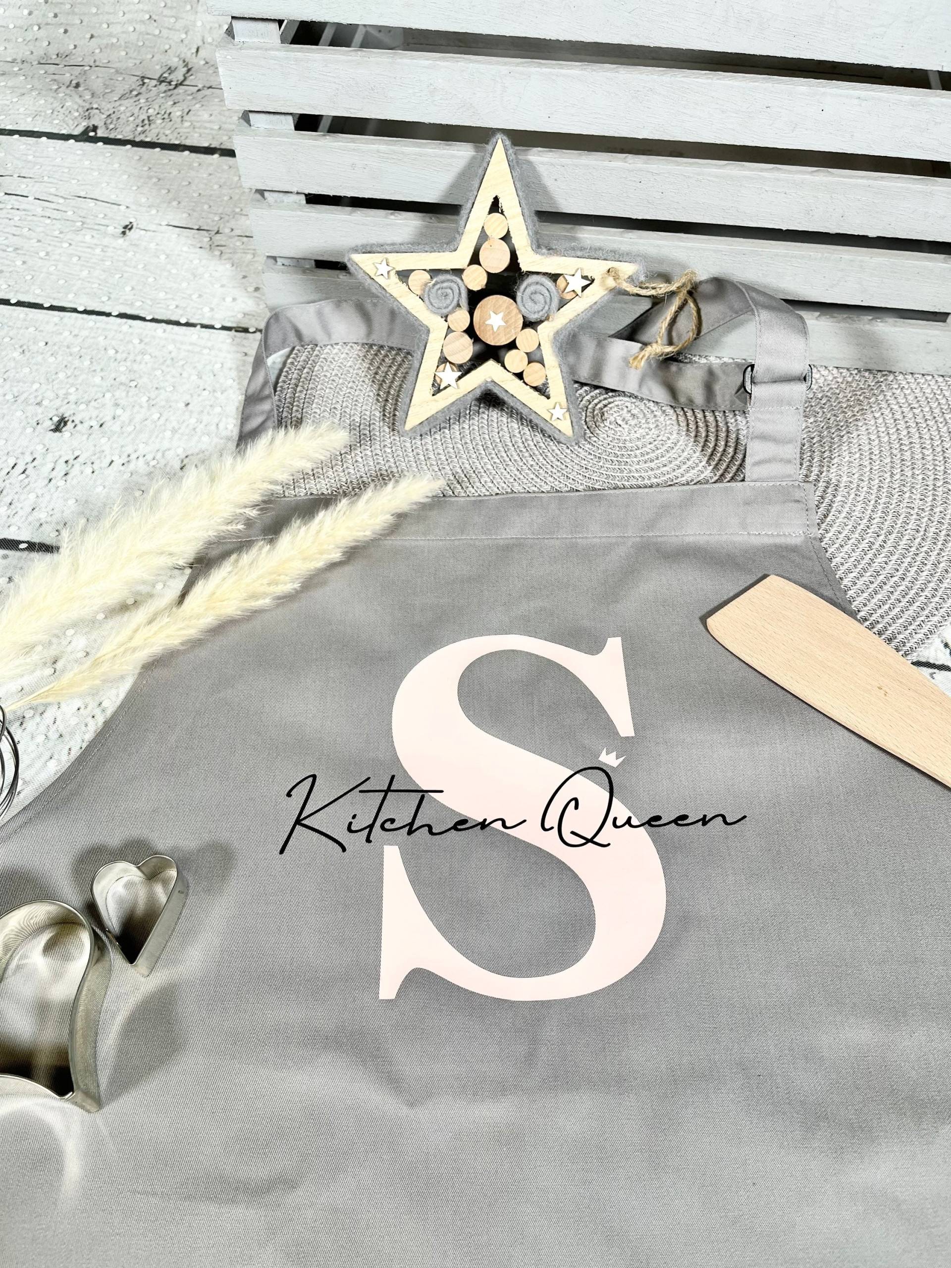 Geschenk Schürze Kochschürze Grillschürze Personalisiert Kitchen Queen von naehdesigns