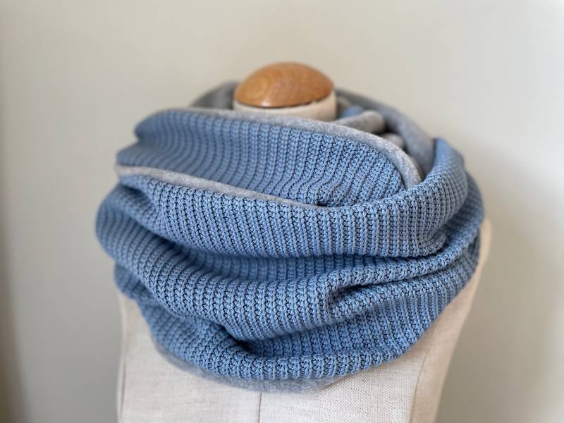 Loopschal Loop Schlauchschal Scarf Strick Wickelschal von naehkombinat