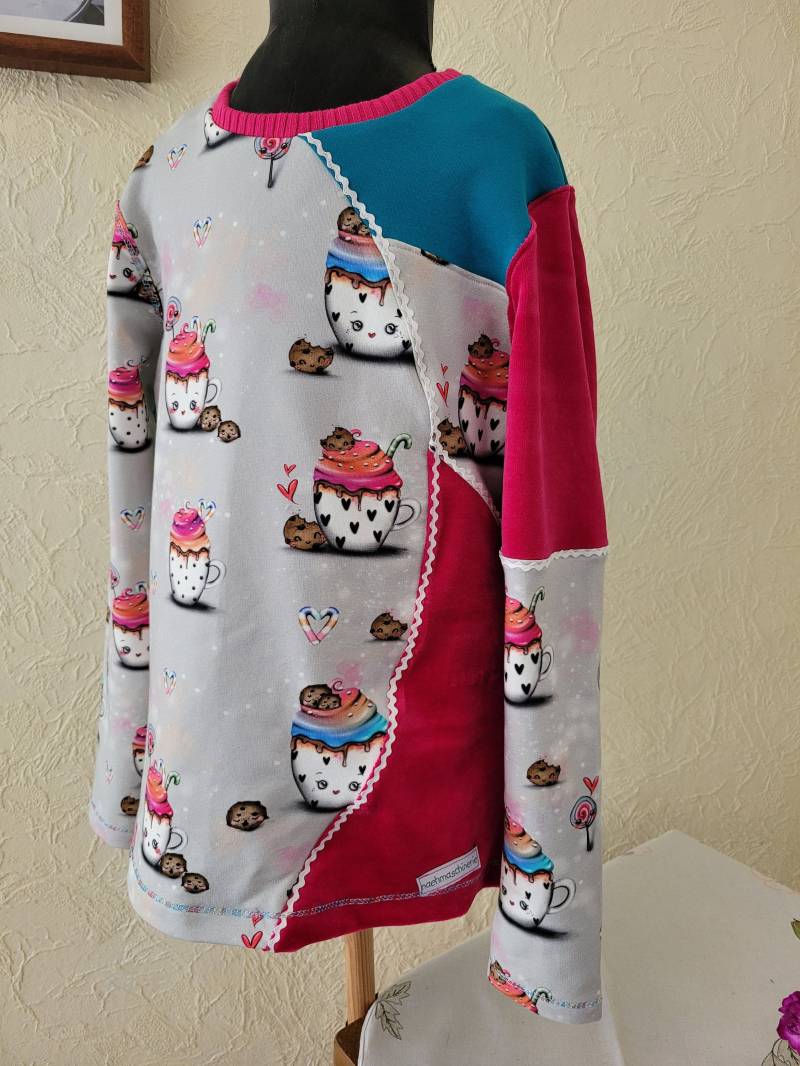 Pullover Kinder Rainbowpunsch Gr. 146 von naehmaschinerie