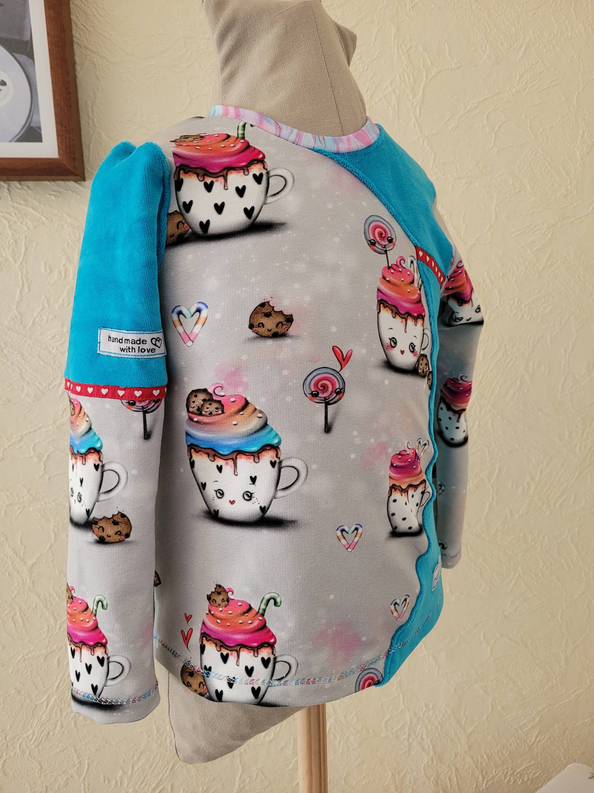 Pullover Kinder Rainbowpunsch Gr. 98 von naehmaschinerie