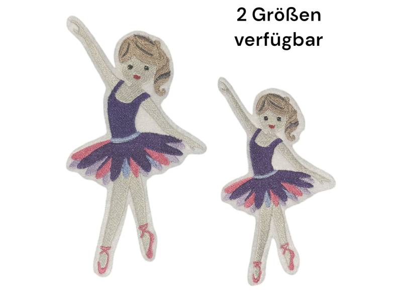 Aufnäher Applikation Ballerina Tänzerin von naehschaetzchen
