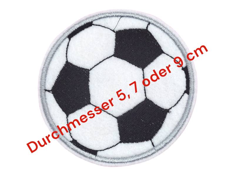 Aufnäher Applikation Fussball von naehschaetzchen