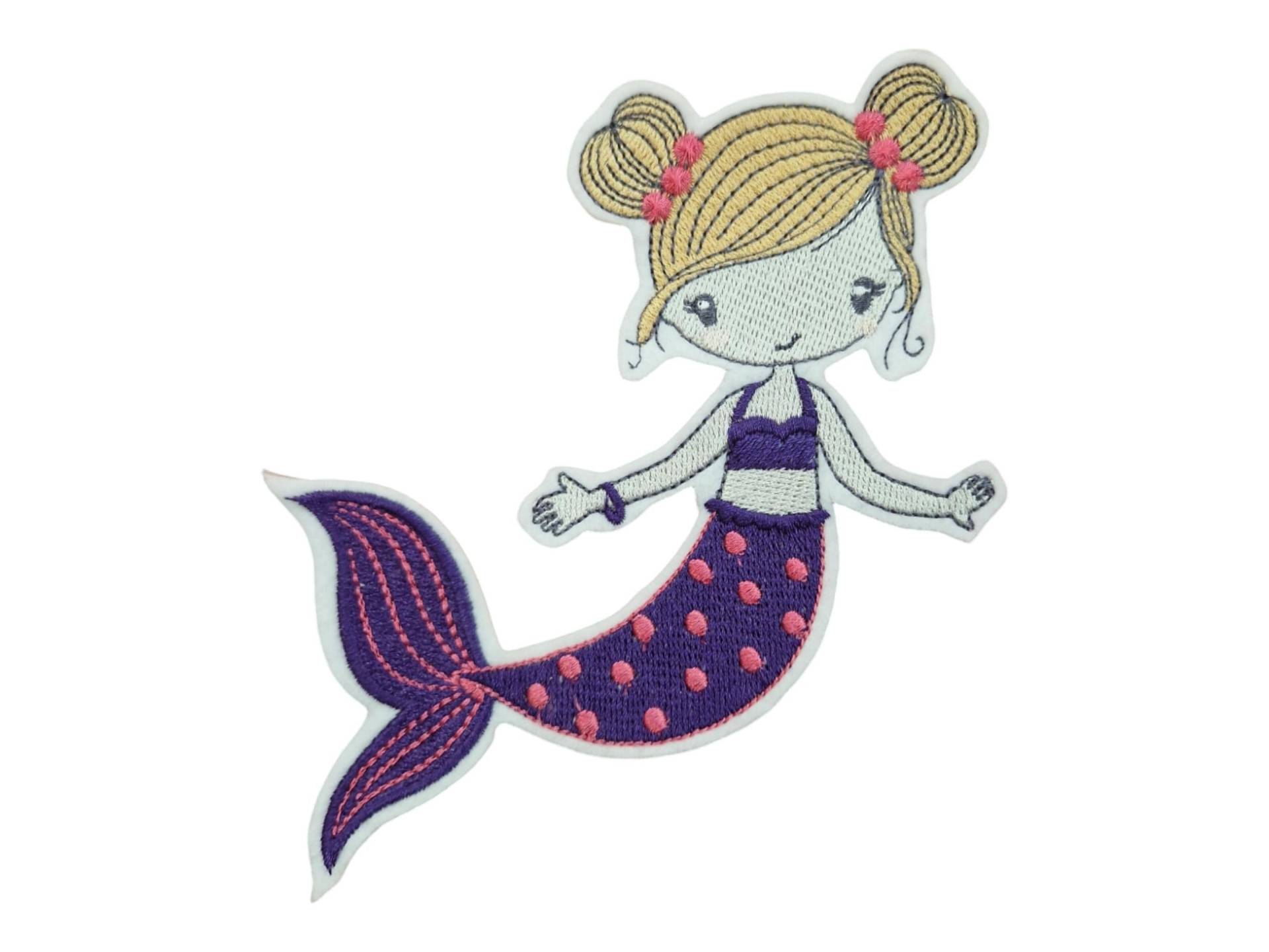 Aufnäher Applikation Meerjungfrau Nixe Für Die Schultüte von naehschaetzchen