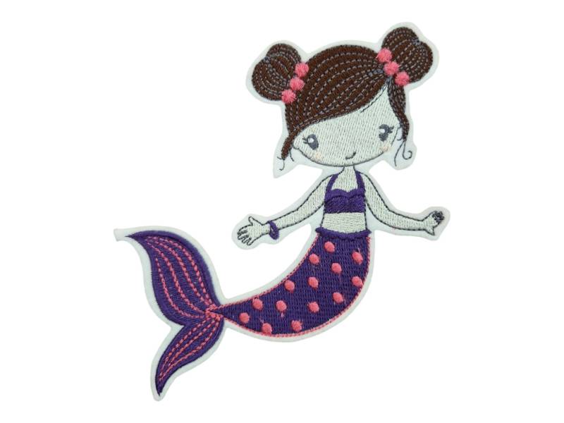 Aufnäher Applikation Meerjungfrau Nixe Für Die Schultüte von naehschaetzchen