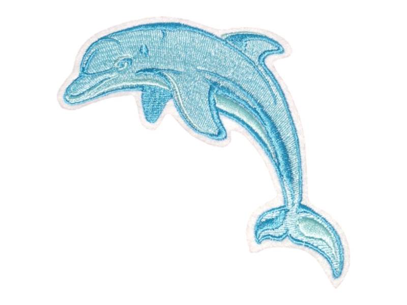 Aufnäher Delfin Delphin Türkis Aufbügler Schultüte Aufnäher Delfin Delphin Türkis Aufbügler Schultüte von naehschaetzchen
