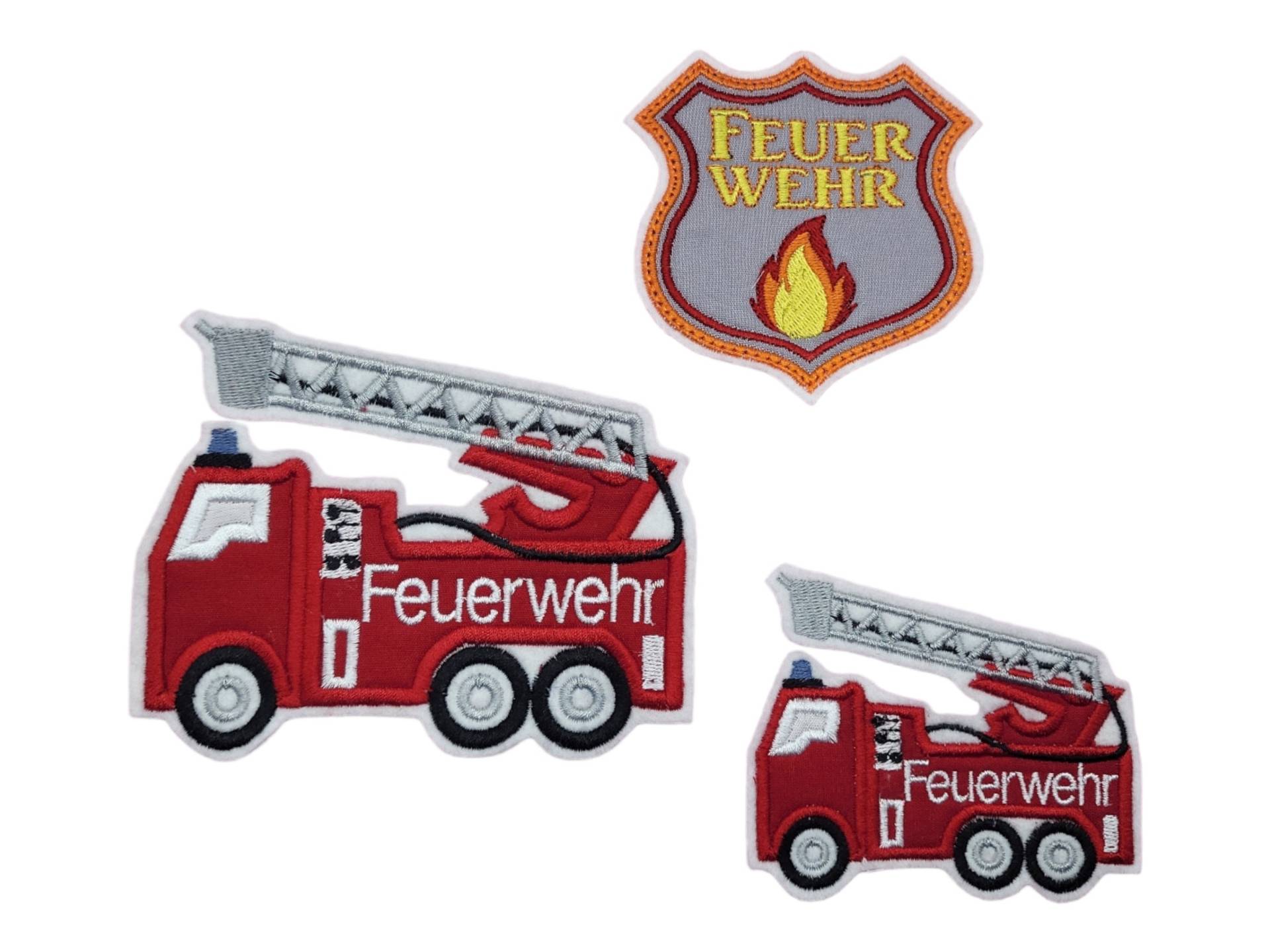 Aufnäher Feuerwehr Feuerwehrset Applikation Schultüte Aufnäher Feuerwehr Feuerwehrset Applikation Schultüte von naehschaetzchen