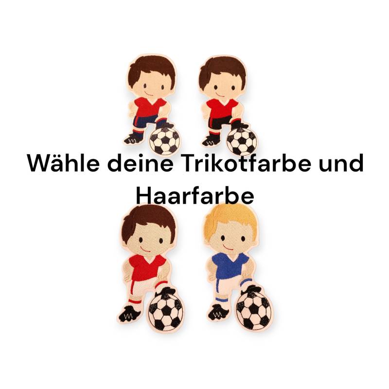 xxl Aufnäher Applikation Fussballspieler Fussball Freie Farbwahl Schultüte von naehschaetzchen