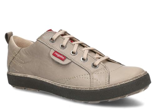 nagaba - Halbschuhe Damen - Lederschuhe Frauen - Halbschuhe für Frauen, Flache Schuhe, Bequeme Schnürschuhe, für Herbst, Frühling - Asche - 40 von nagaba