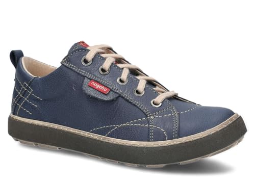 nagaba - Halbschuhe Damen - Lederschuhe Frauen - Halbschuhe für Frauen, Flache Schuhe, Bequeme Schnürschuhe, für Herbst, Frühling - Navyblau - 38 von nagaba