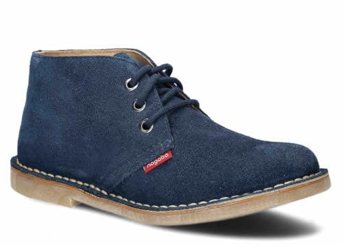 nagaba - Stiefeletten Damen - Boots Damen - Schnürschuhe für Frauen, Trachtenschuhe, Flache Schuhe, Herbst, Frühling - Lederschuhe mit Leder-Einlegesohle - Dunkelblau - 38 von nagaba