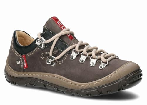 nagaba - Wanderschuhe Damen - Lederschuhe Trekkingschuhe Damen - Outdoor Halbschuhe Frauen Echtleder, Schnürschuhe - Damenschuhe, Halbschuhe, Freizeitschuhe - Modell 172Graphit - 39 von nagaba