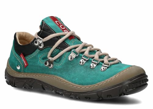 nagaba - Wanderschuhe Damen - Lederschuhe Trekkingschuhe Damen - Outdoor Halbschuhe Frauen Echtleder, Schnürschuhe - Damenschuhe, Halbschuhe, Freizeitschuhe - Modell 190Smaragdgrün - 39 nagaba - Wanderschuhe Damen - Lederschuhe Trekkingschuhe Damen - Outdoor Halbschuhe Frauen Echtleder, Schnürschuhe - Damenschuhe, Halbschuhe, Freizeitschuhe - Modell 190Smaragdgrün - 39 von nagaba
