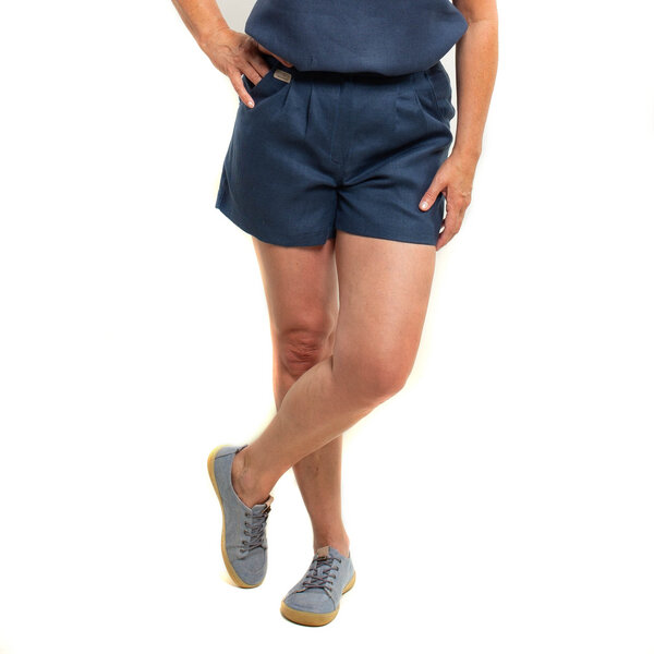 nahtur-design Leinenshorts mit Bundfalten von nahtur-design