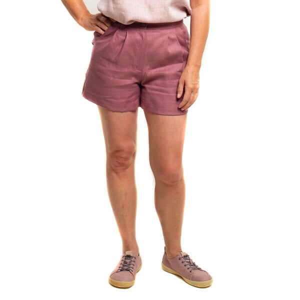 nahtur-design Leinenshorts mit Bundfalten von nahtur-design