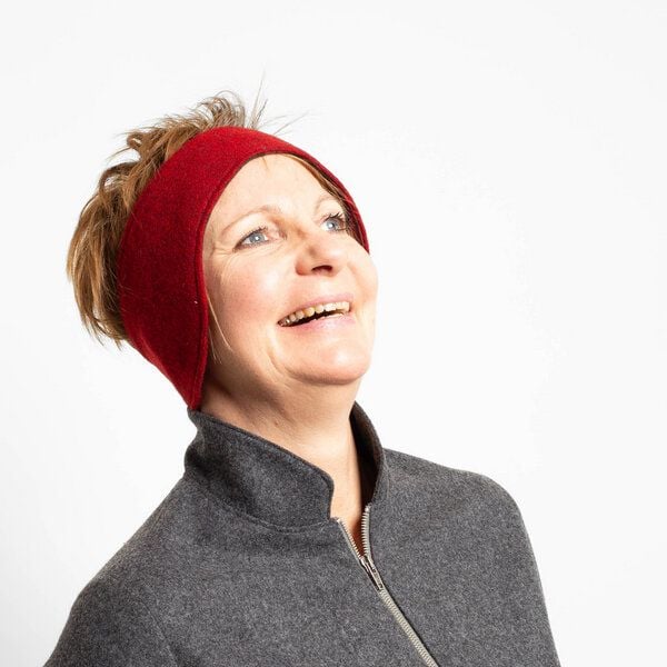 nahtur-design Ohrenwärmer | Stirnband aus Flauschloden | Wendefunktion von nahtur-design