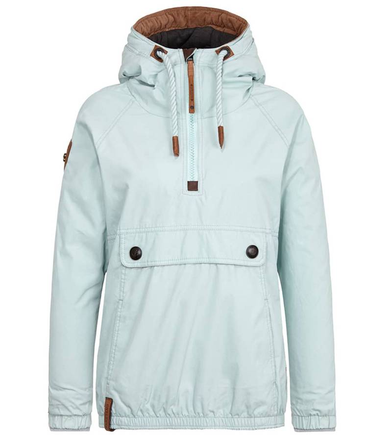 naketano Benficker Damen Windbreaker Outdoor-Jacke Winter-Jacke mit Kapuze 1801-0563-1235 Hellblau von naketano